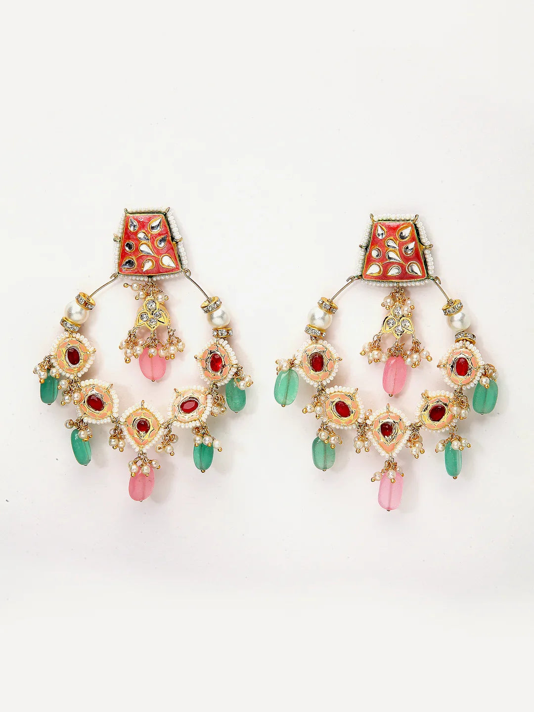 Meenakari Earring chandbala