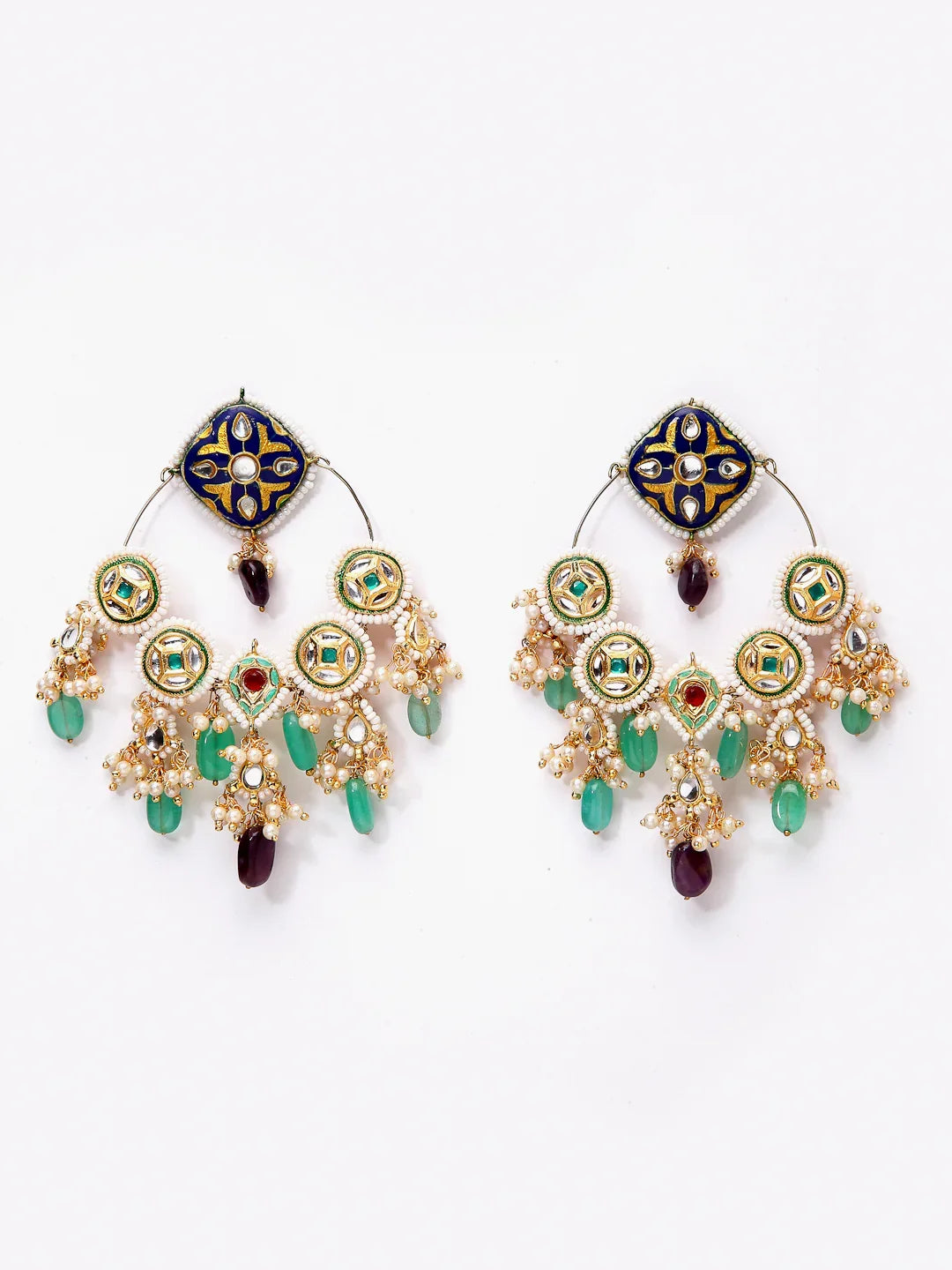 Meenakari Earring chandbala