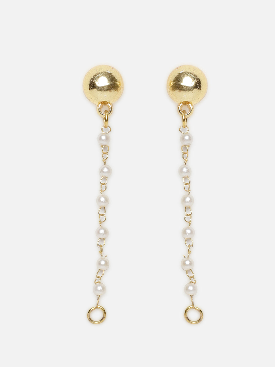 Gold and White Multiple Style Wear earrings from Dugristyle Ruhaniyat By Dugran