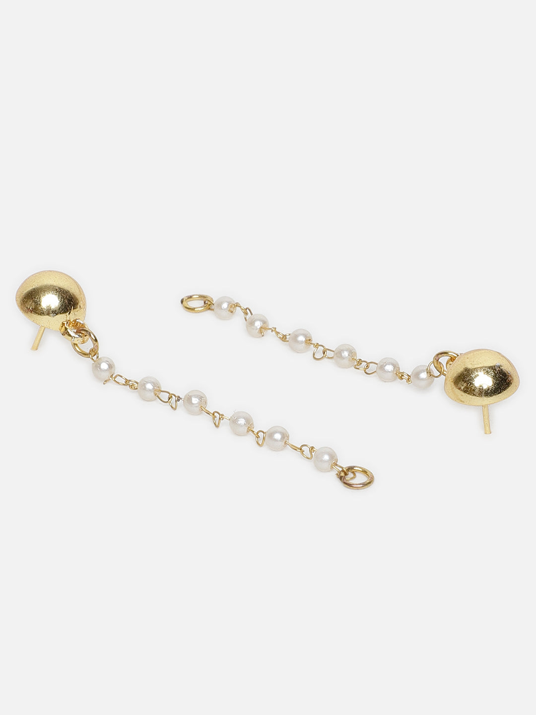 Gold and White Multiple Style Wear earrings from Dugristyle Ruhaniyat By Dugran