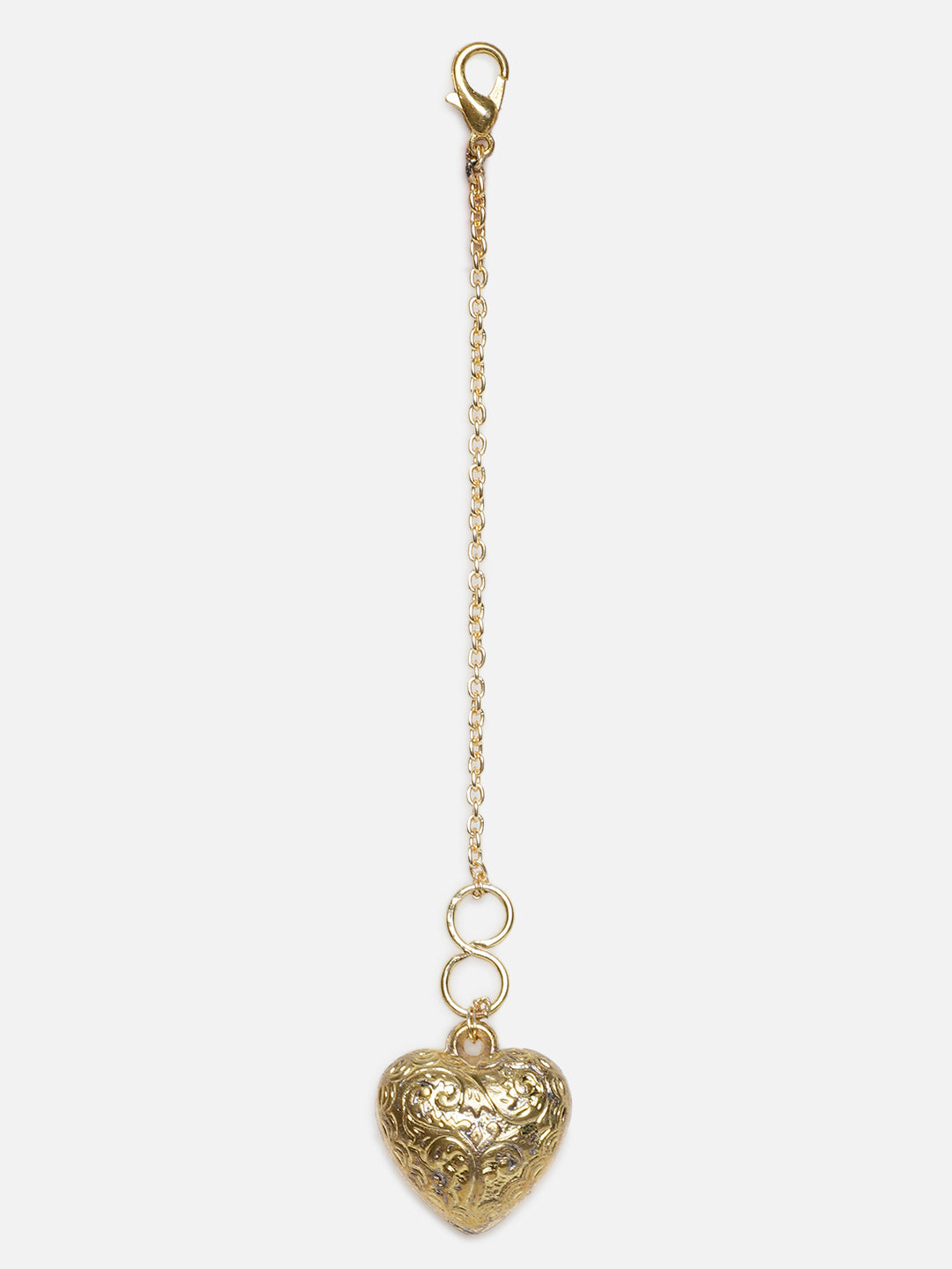 Gold and Cream Heart Watch Charm from Dugristyle Ruhaniyat By Dugran