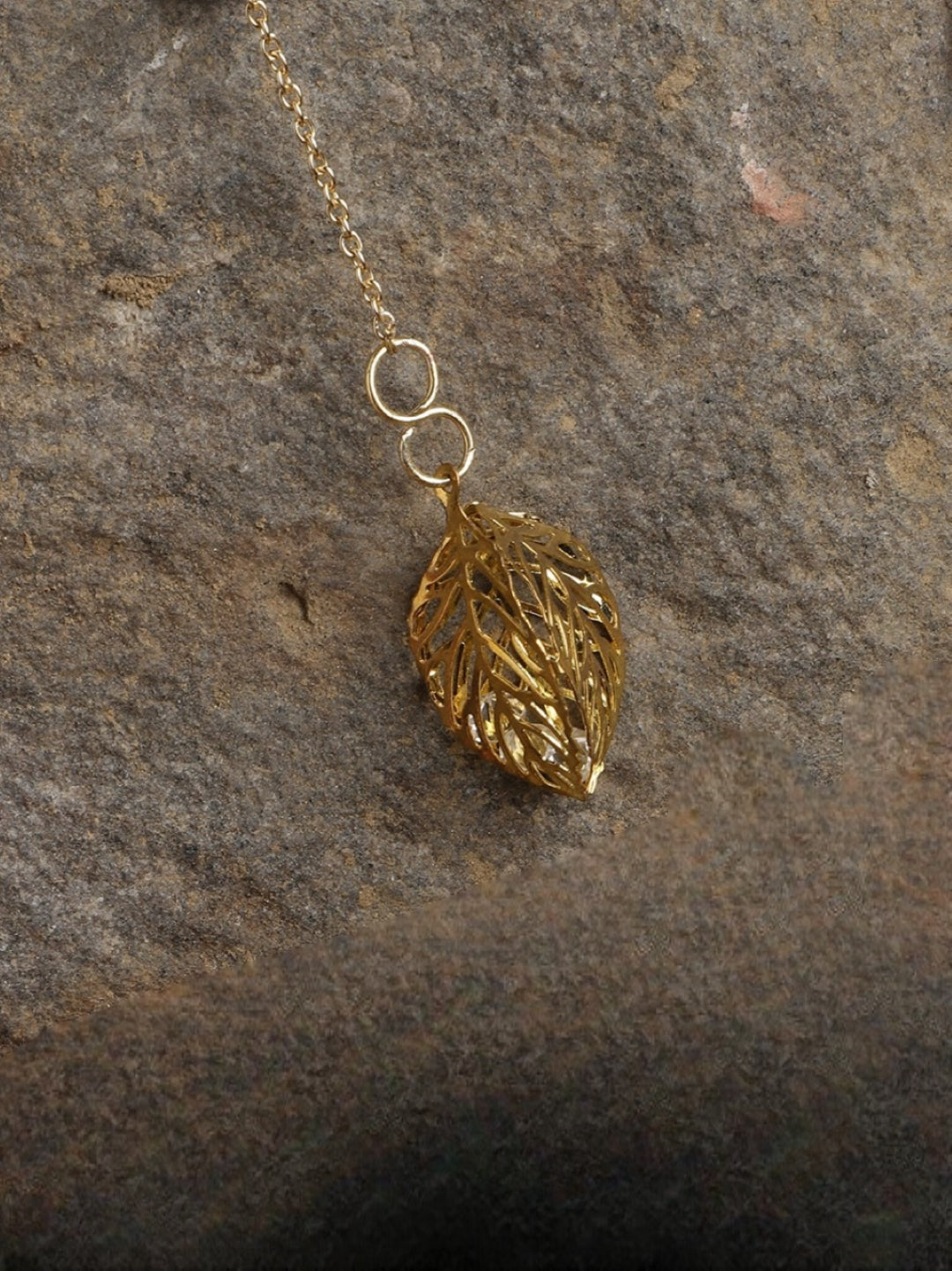Gold and Cream Diamond Watch Charm from Dugristyle Ruhaniyat By Dugran