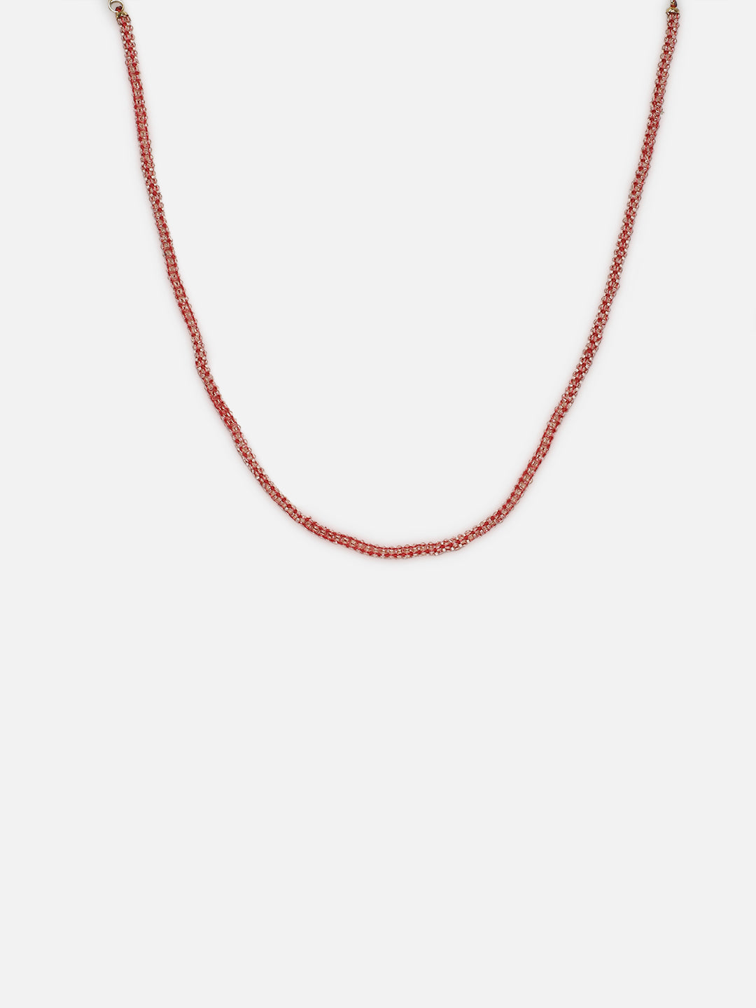 Orange and Gold Handmade beads Necklace from Dugristyle Ruhaniyat By Dugran