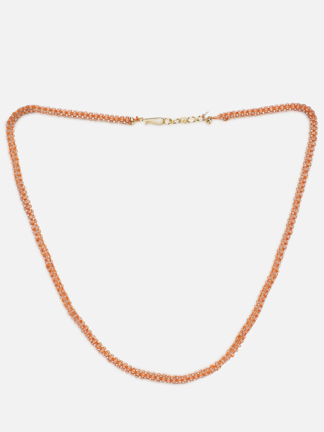 Brown and Gold Handmade beads Necklace from Dugristyle Ruhaniyat By Dugran