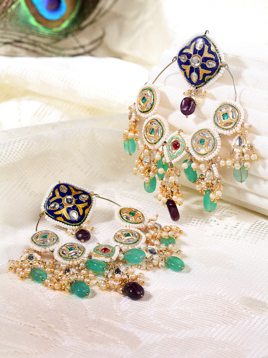 Meenakari Earring chandbala