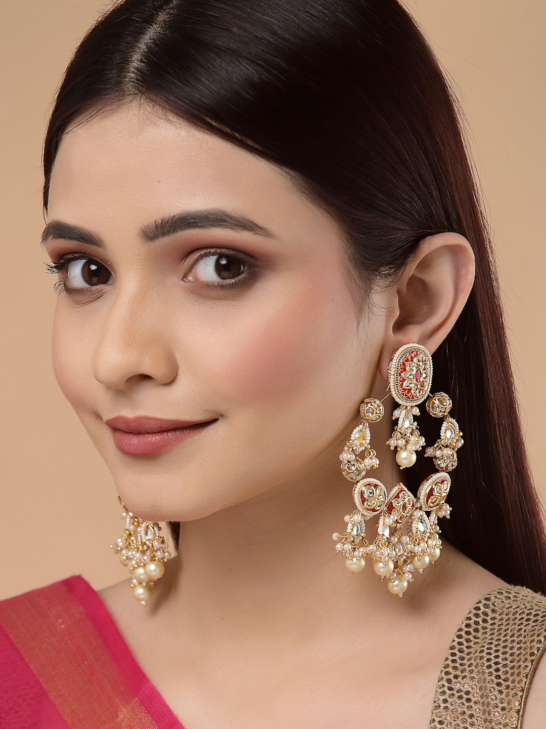 Kundan Chandbala Earring