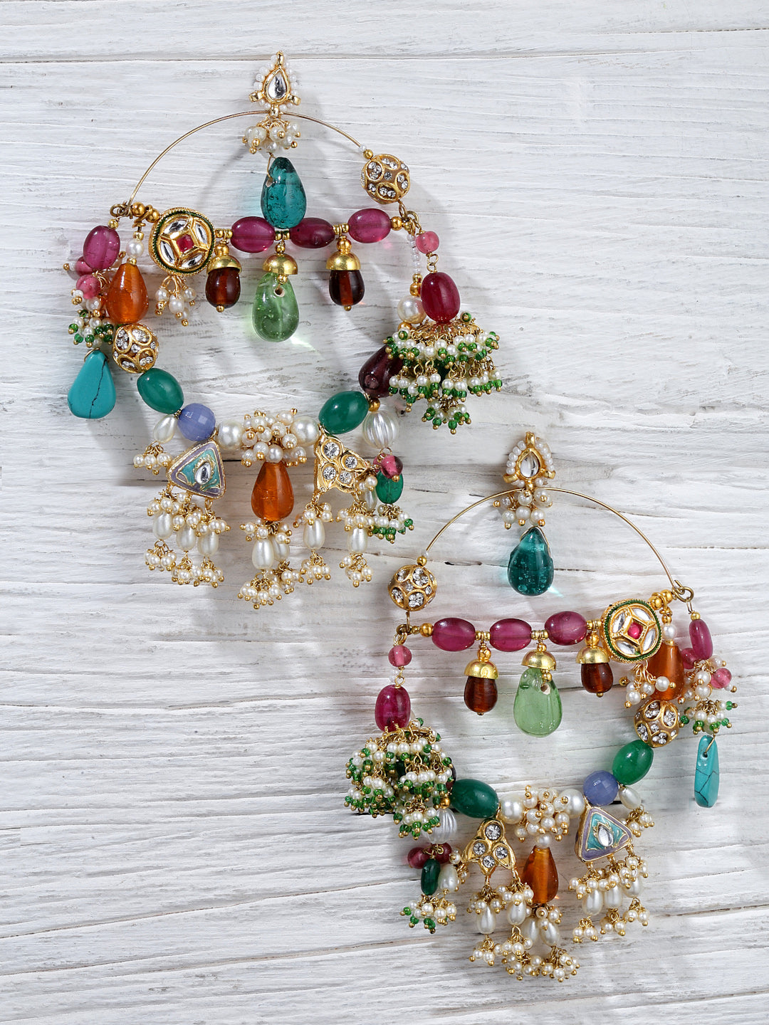 Kundan Chand Bali Earring