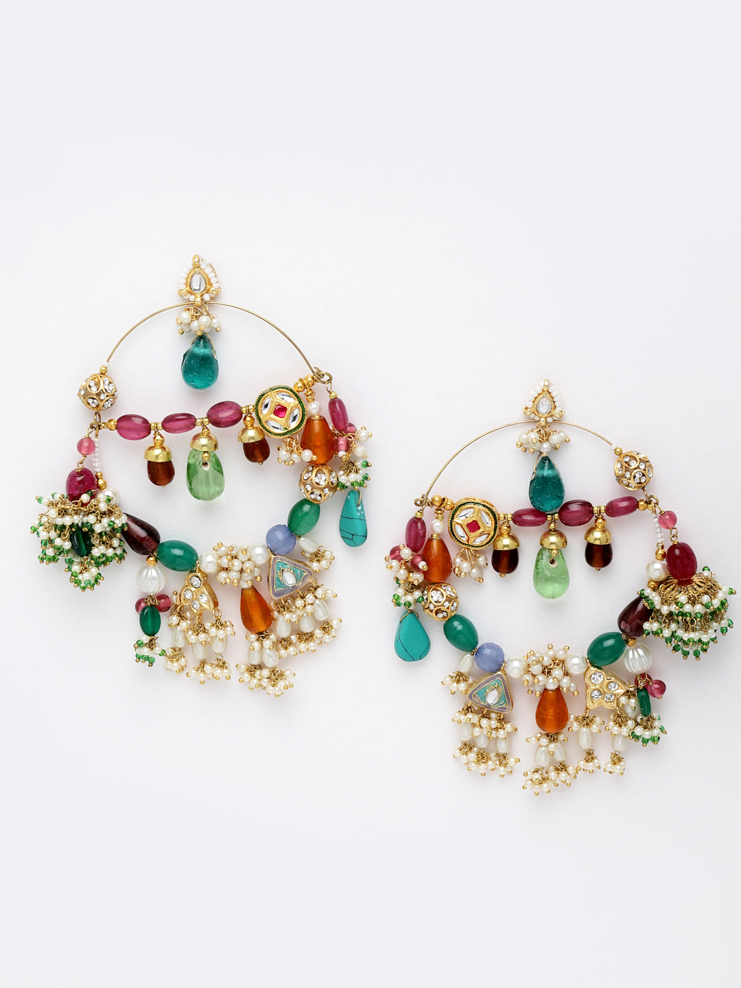 Kundan Chand Bali Earring