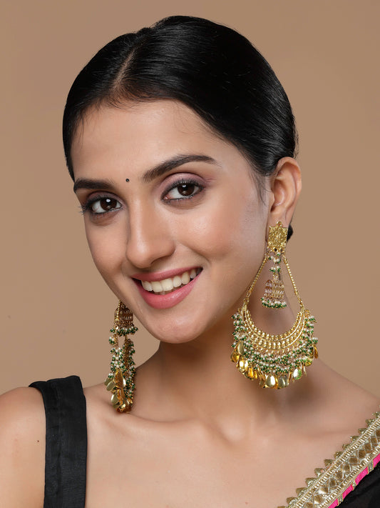 Faux Emerald Earring