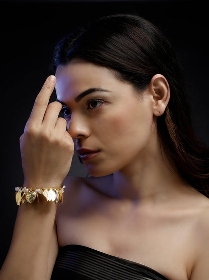 Gold and White Heart Watch Bracelets from Dugristyle Ruhaniyat By Dugran