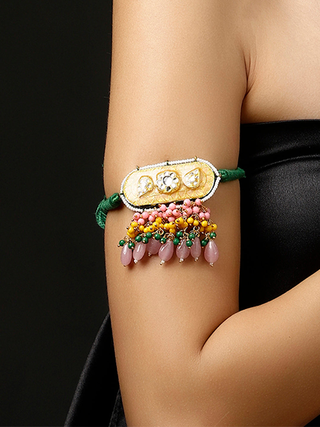 Meenakari Bajuband with adjustable Dori