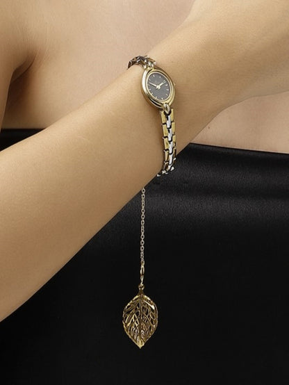 Gold and Cream Diamond Watch Charm from Dugristyle Ruhaniyat By Dugran