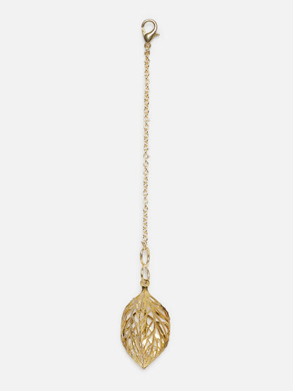 Gold and Cream Diamond Watch Charm from Dugristyle Ruhaniyat By Dugran
