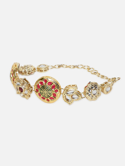 Kundan Mathapatti with Meenakari touch
