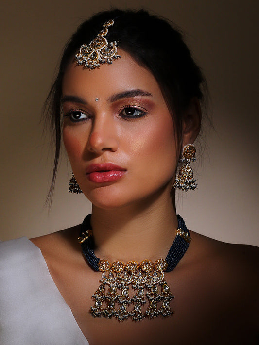 Oceanic Sparkle Maang Tikka