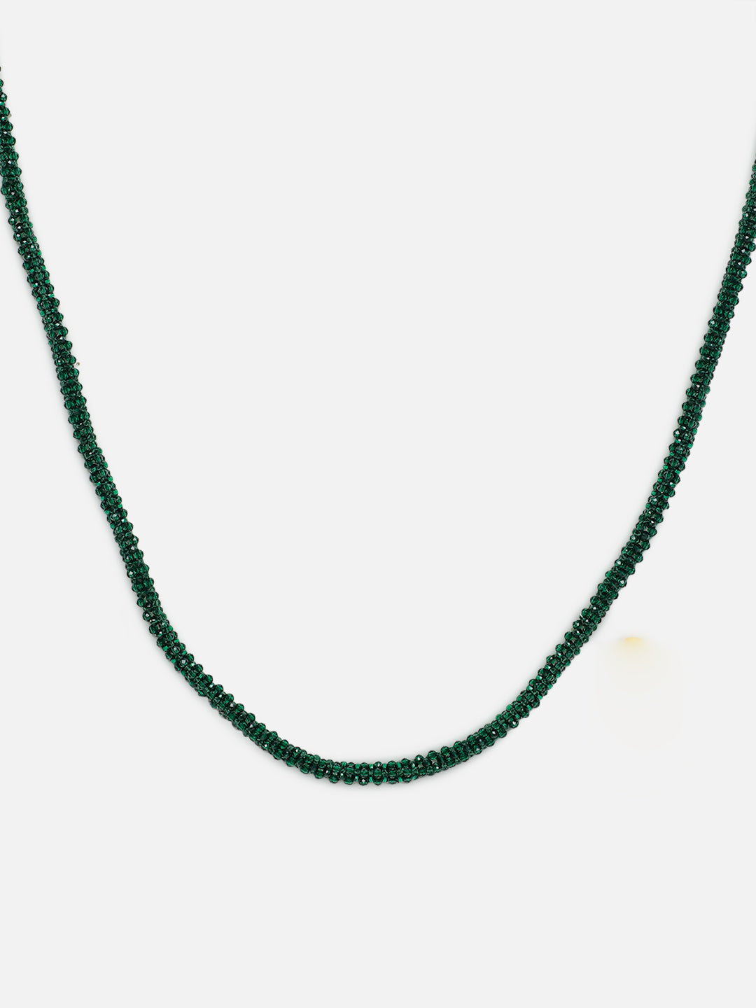 Green and Gold Handmade beads  Necklace from Dugristyle Ruhaniyat By Dugran