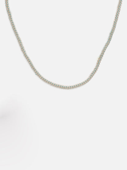 Green and Gold Handmade beads  Necklace from Dugristyle Ruhaniyat By Dugran