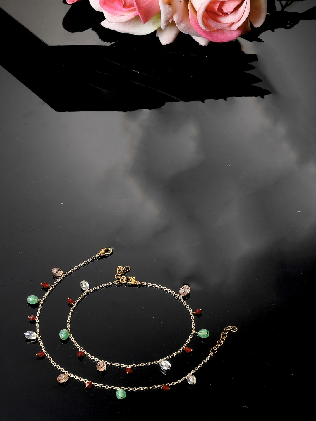 Multi Stones Anklet